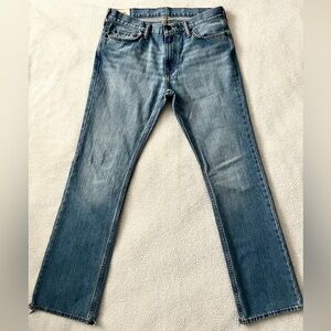 Abercrombie & Fitch Classic Blue Bootcut Jeans, Size 32x34